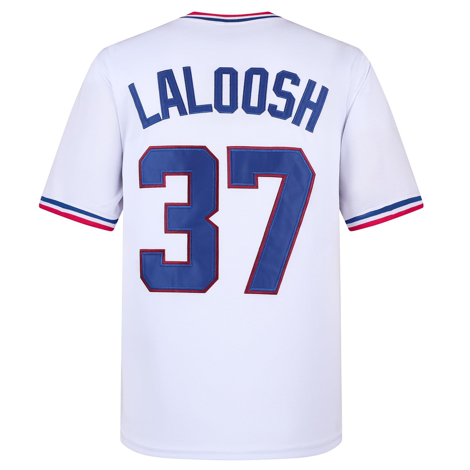 kioken Bull Durham Jerseys,Crash Davis 8 Ebby Calvin LaLoosh 37 Baseball Shirt for Men White S-XXXL (Small, White_37)