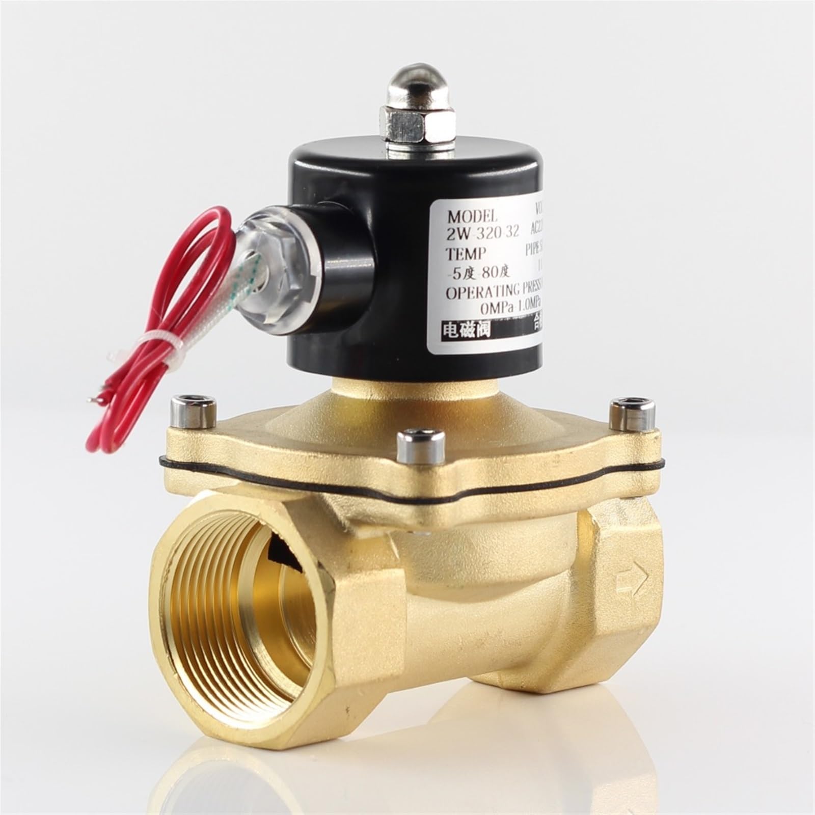 Électrovanne électrique DN15 220V contre les fuites et surconsommations