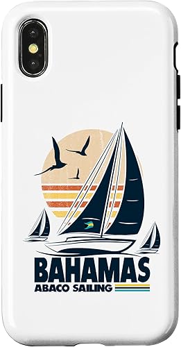 Miniatura 4 de Funda para iPhone 13 Abaco Sloop Sailing Bahamas Regatta Sailboat Bahamian Flag Case