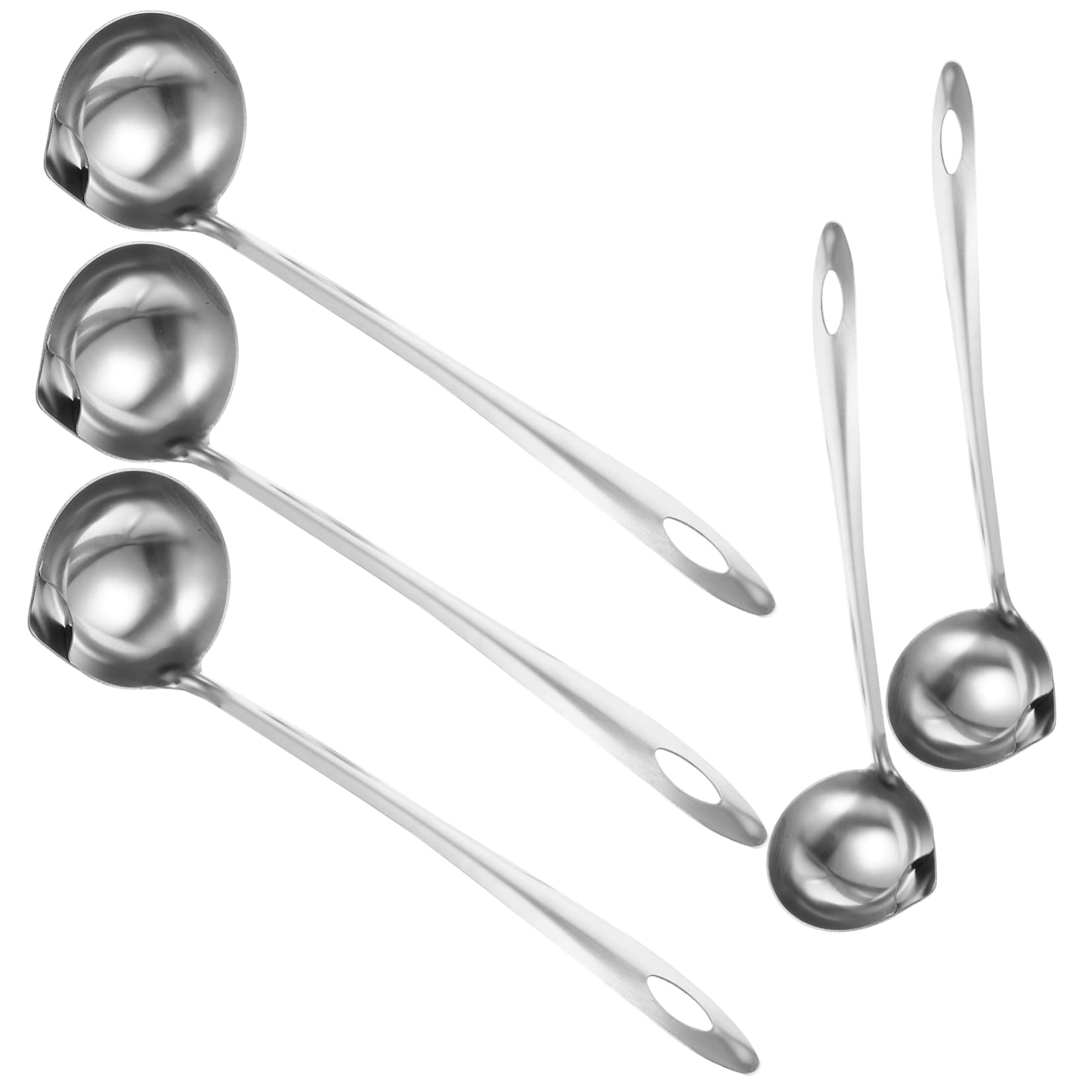 PRETYZOOM Fat Separator Ladle Oil Strainer Spoon for Healthy Soup Cooking Sturdy Stainless Steel Design