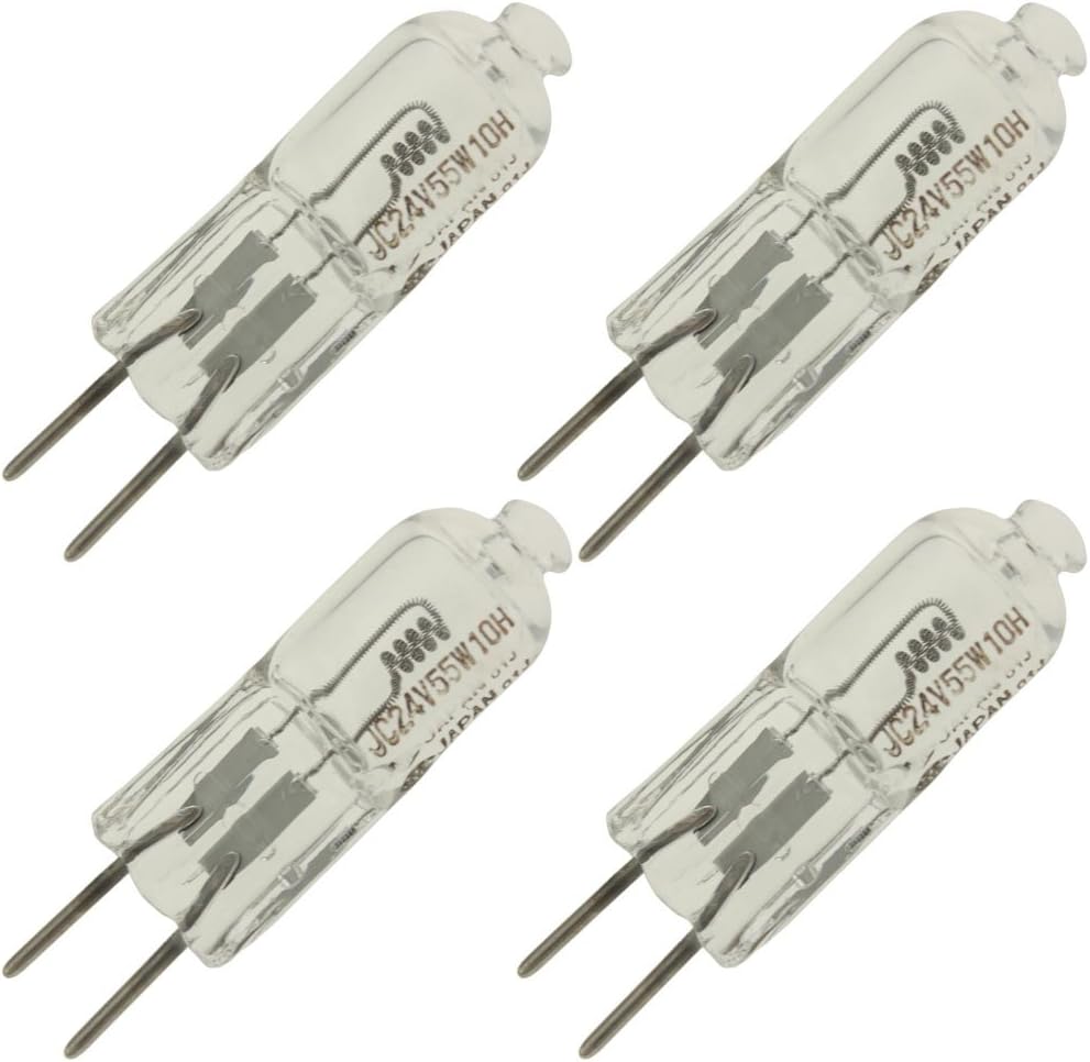 Eye JCD24V55W 10H/G1, 55 Watt, T4, BiPin (G6.35) Base Quartz Light