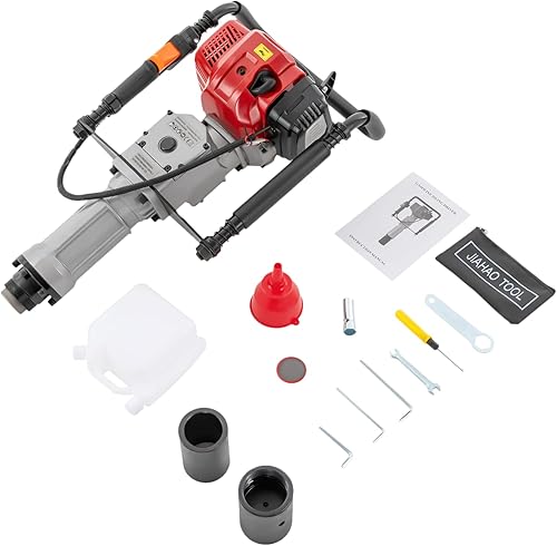 Miniatura 7 de 52 cc de gasolina, motor de 2 tiempos refrigerado por aire, herramienta de martillo de pila de un solo cilindro refrigerado por aire, kit de empuje