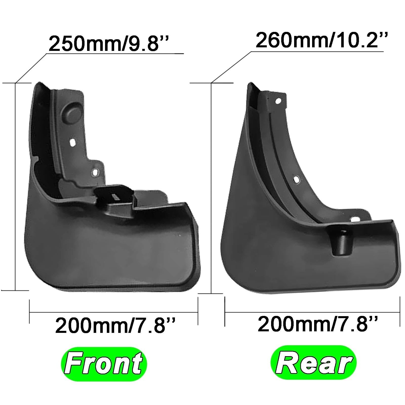 GZBFTDH Car Splash Guards Mud Flaps Guard, For Toyota RAV4 2020 - 2022