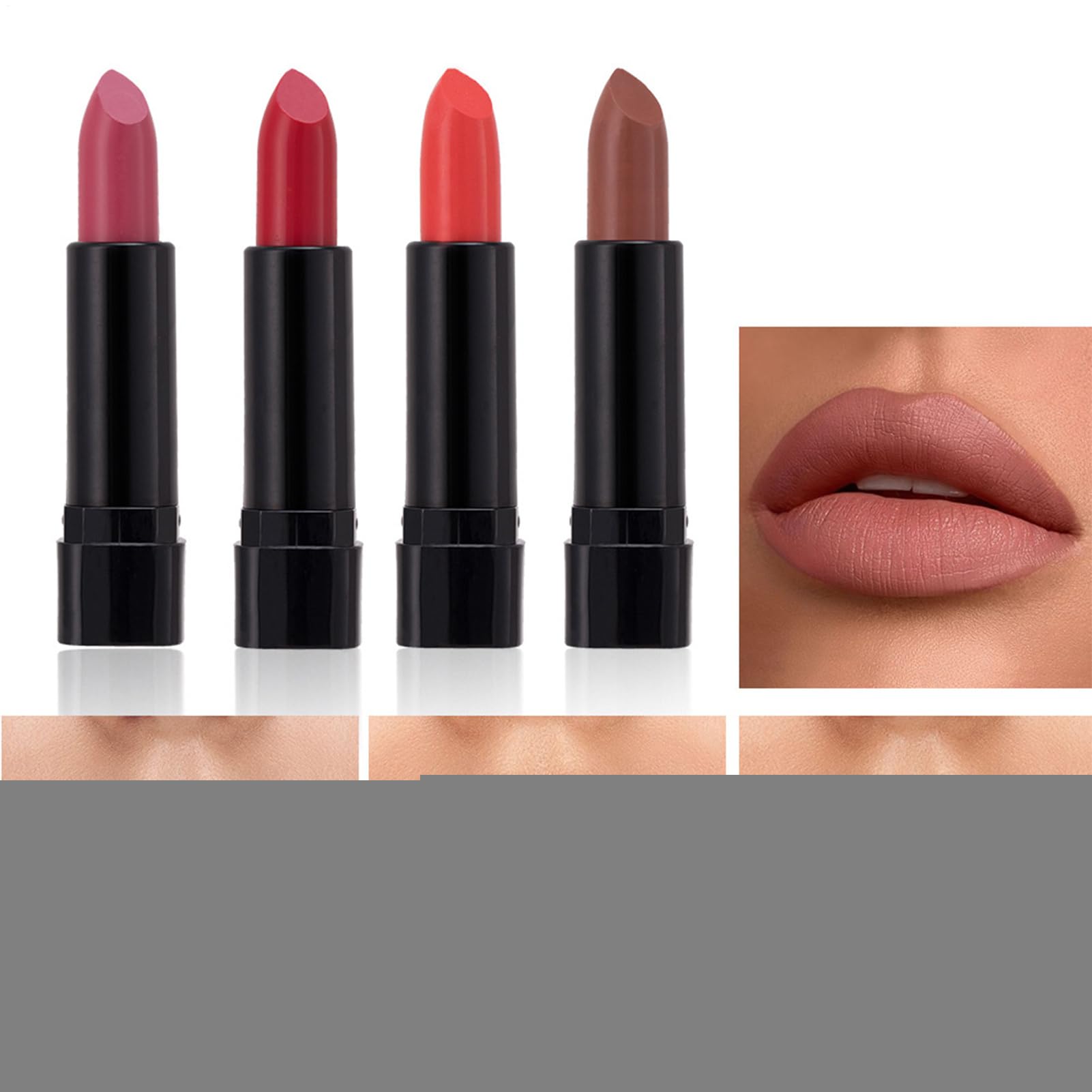 Kit per il trucco completo del viso, set per il trucco per principianti | Set iniziale di per adolescenti | Ombretto, fard, per sopracciglia, rossetto, smalto, pennello per sopracciglia per la ma
