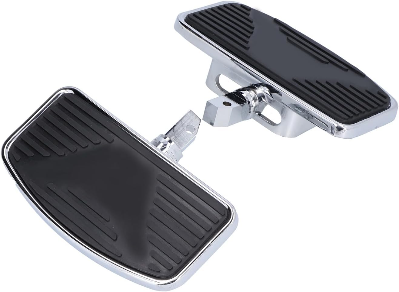 Dioche Foot Boards Cmx1100 2pcs Adjustable Floorboard Footrests for VTX1300 VTX1800 & VL400 VL800 C50 Durable Heavy Duty Steel Easy Install