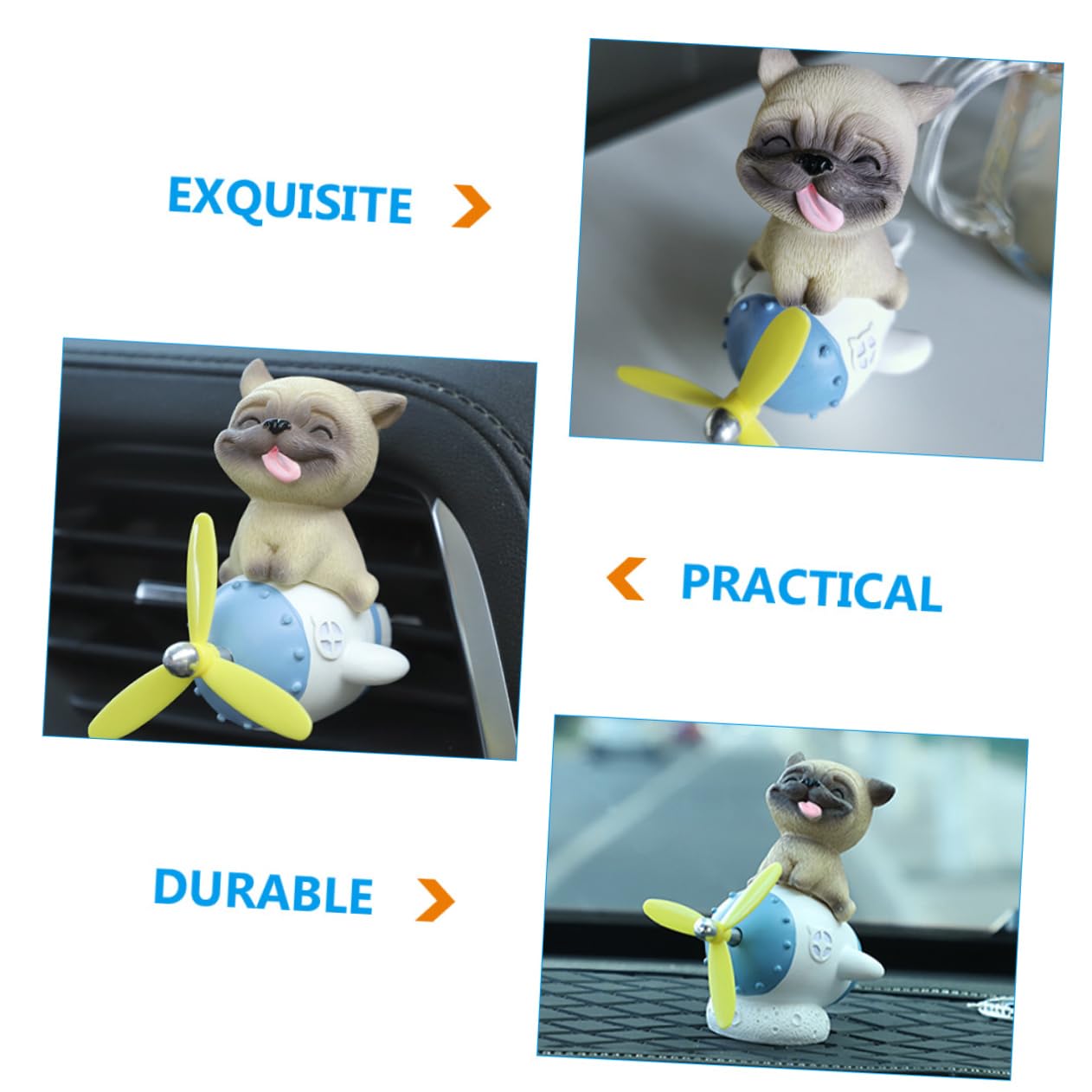 SOLUSTRE 3St Kreative Auto-Ornamente Diffusor für ätherische Öle für das Auto armaturenbrett dekorationen auto innenraum auto geruch Autoerfrischer Lüftungsclips für Autos