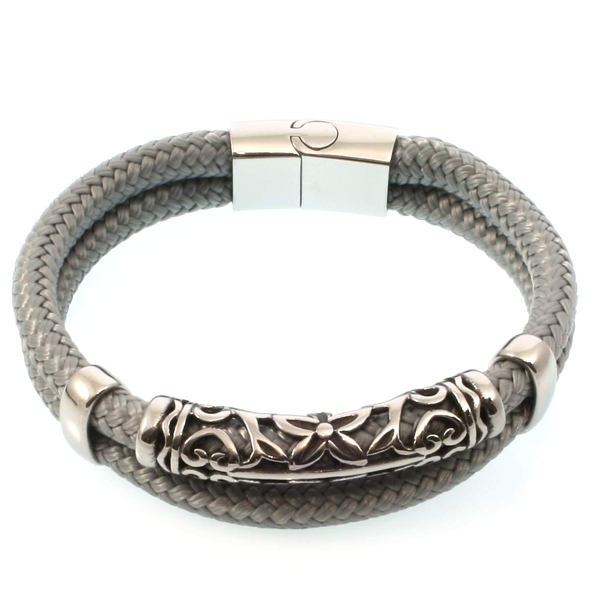Segeltau-Armband XO ST Grau Männer Herren