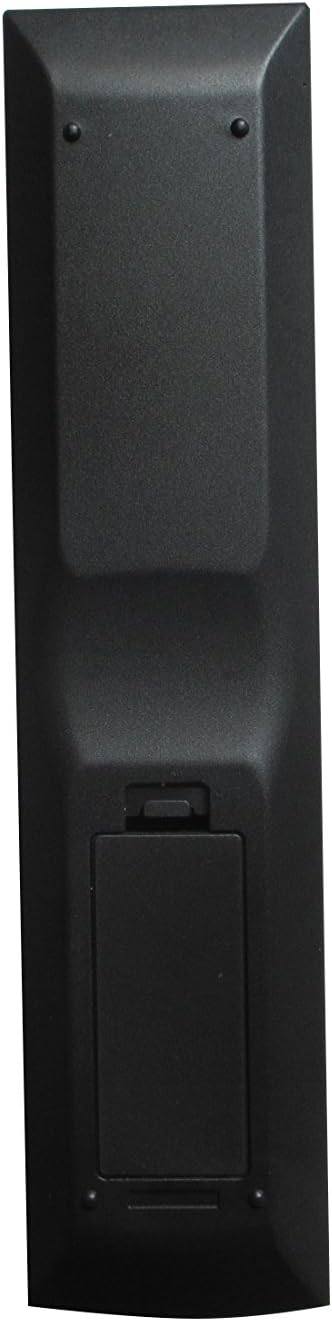 Front view of the Easytry123 RAV491 remote control with all buttons visible.