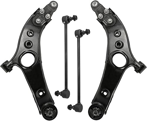 Miniatura 151 de Detroit Axle - Kit de brazos de control frontal RWD para Chrysler 300 Dodge Challenger Charger Magnum, 2 brazos de control superiores 2 rótulas