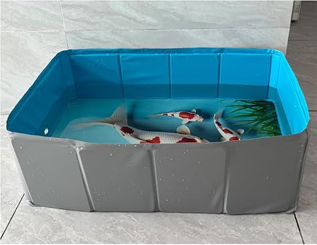 LAFANDE Foldable Swimming Pool, Dog Paddling Pool, Small Dog Padding Pool Portable for Pets, Puppy Wading Toy Playing Pool for Children Pet Garden Patio Bathroom