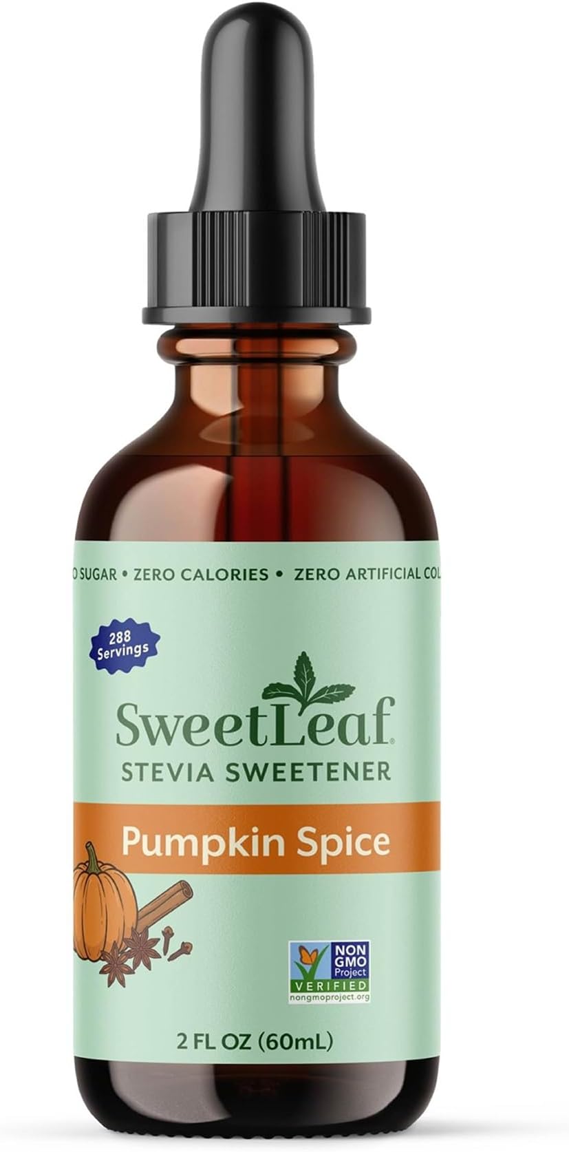 Stevia Pumpkin Spice SweetLeaf 2 oz Liquid