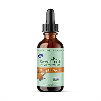 SweetLeaf Stevia Drops Liquid Sweetener, Pumpkin Spice - 2 Fl Oz, Pack of 1