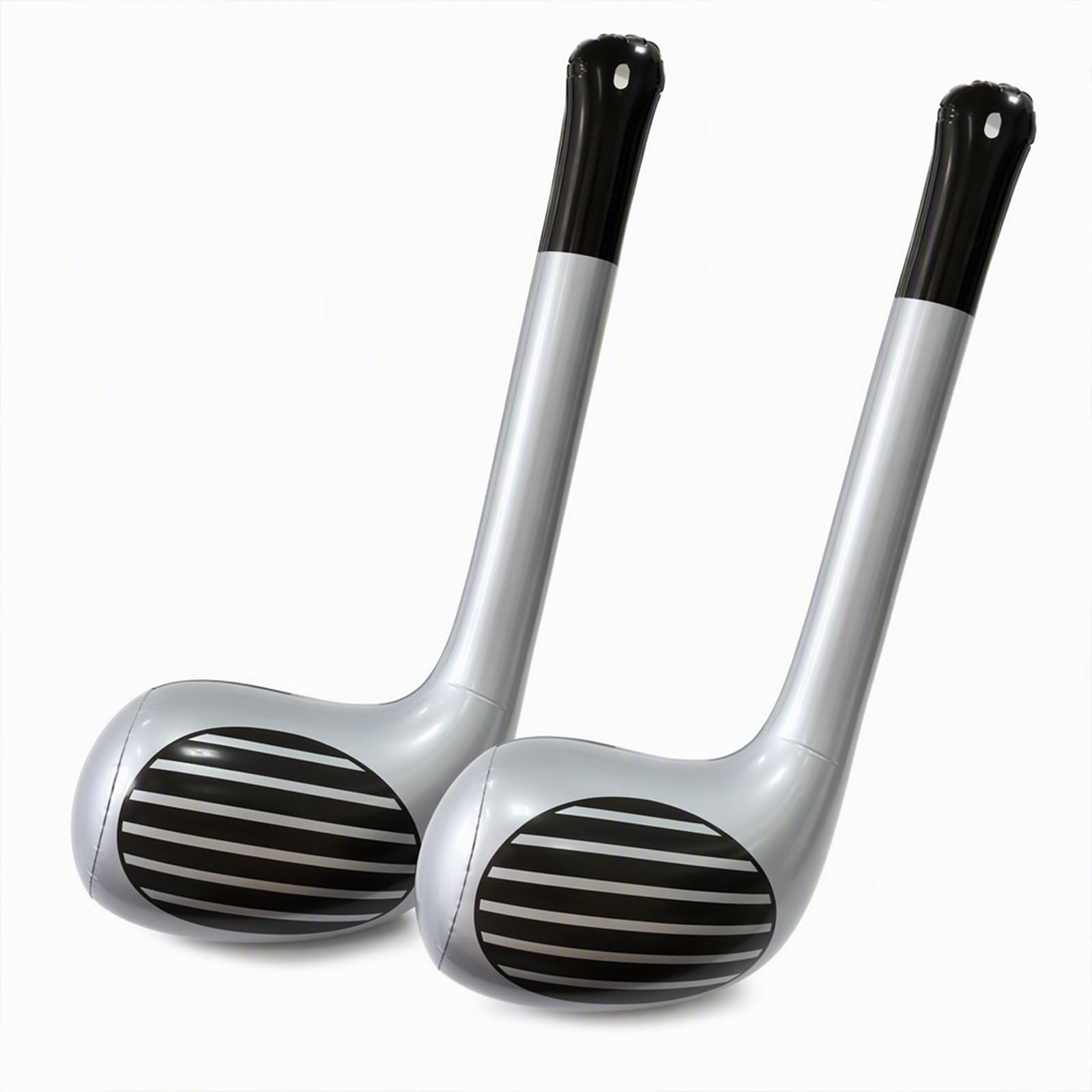 Dfiupdn 2 Inflatable Golf Clubs, 70x28 Cm, Blow Up Golf Club for Pub Golf Accessories