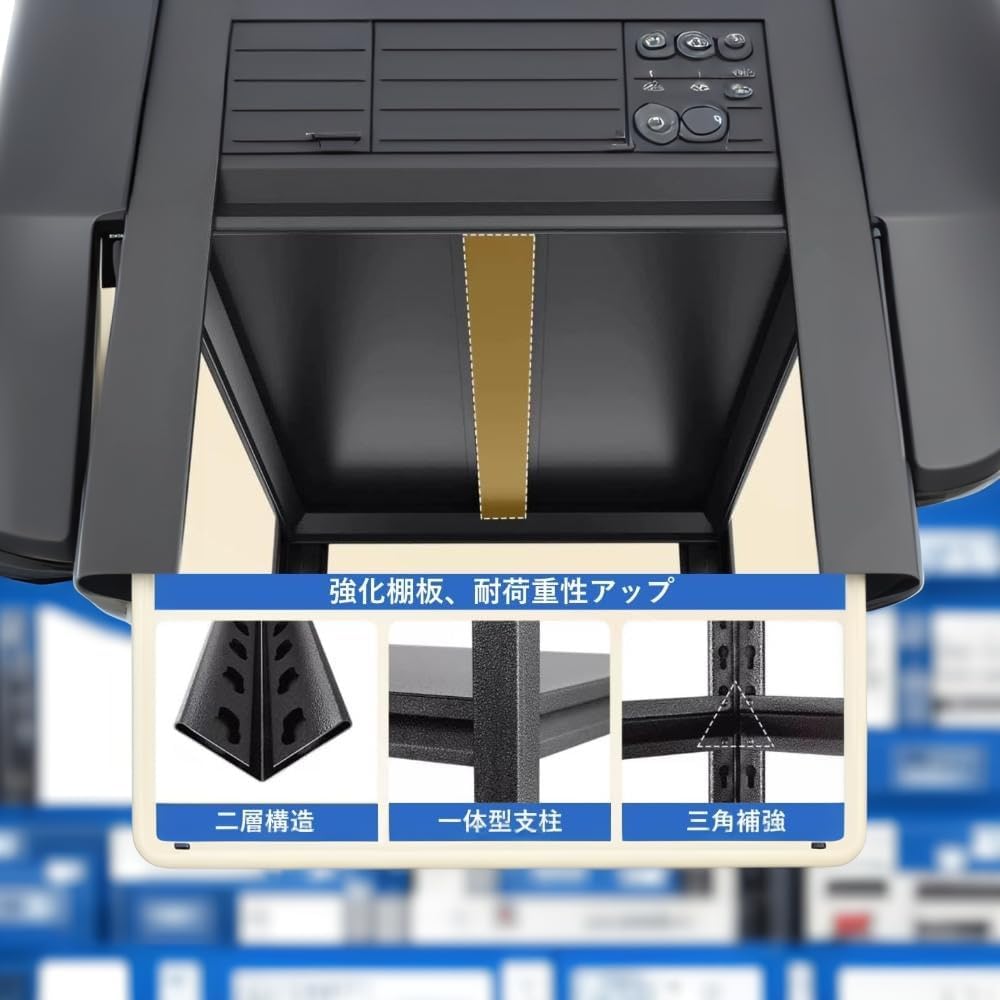 DRWG スチールラック プランターラック 5段 幅80&times;奥行30&times;高さ160cm 耐荷重100kg/段 倉庫 業務用 高さ調整可能