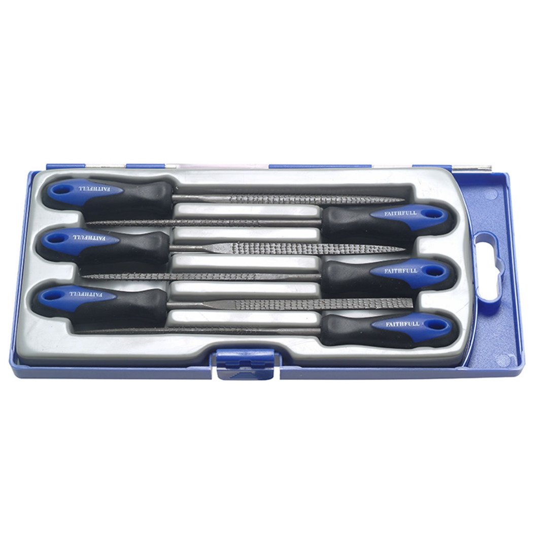 Faithfull Precision Needle Rasp Set 6 Piece FAIPPWRASP