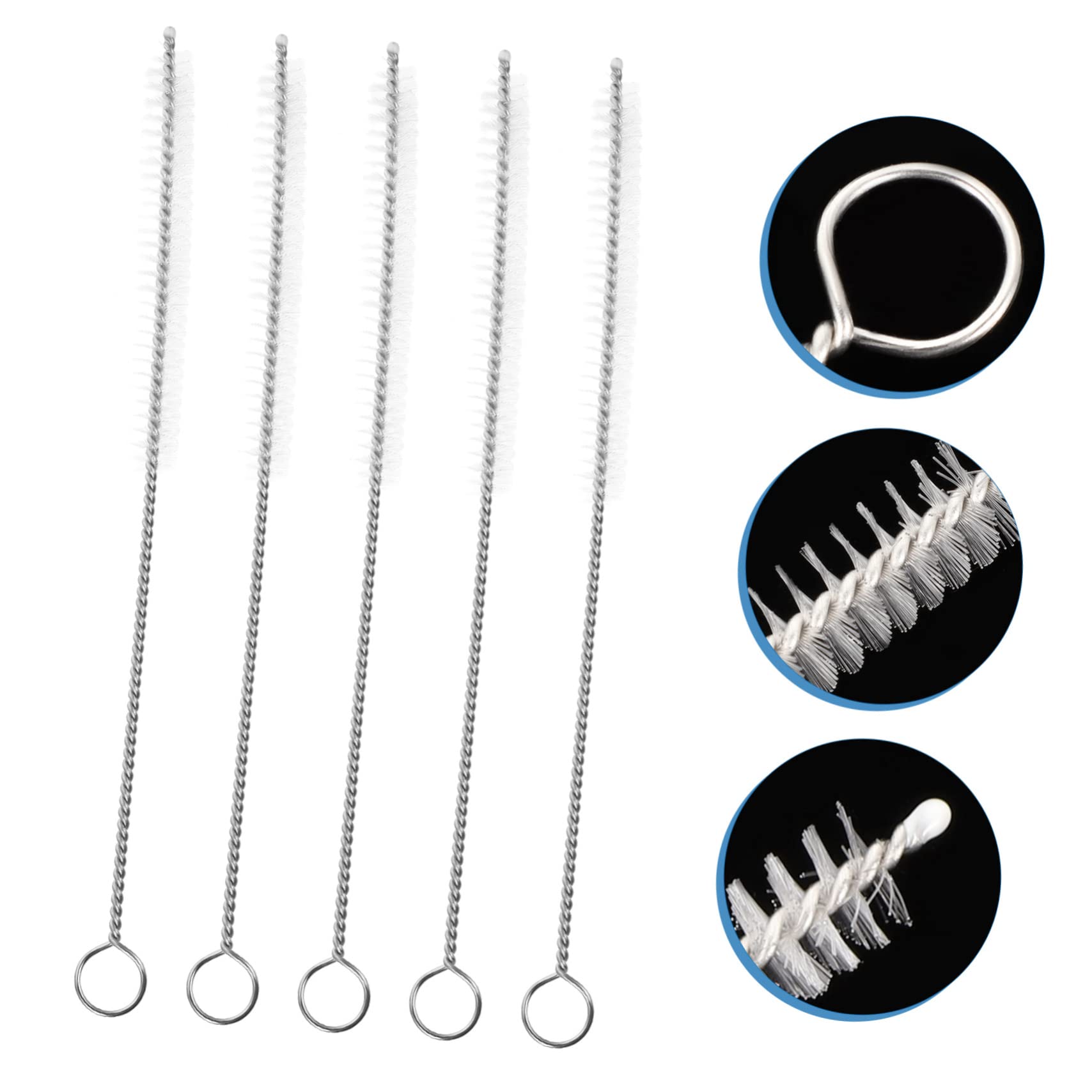 MAGICLULU 25 STK Reinigungsbürste für Brennschneidrohre Babyflaschenbürste elektrische Reinigungsbürste Wasserflasche Haarbürstenreiniger Reinigungswerkzeug Rohrbürste Nuckelflasche Stroh