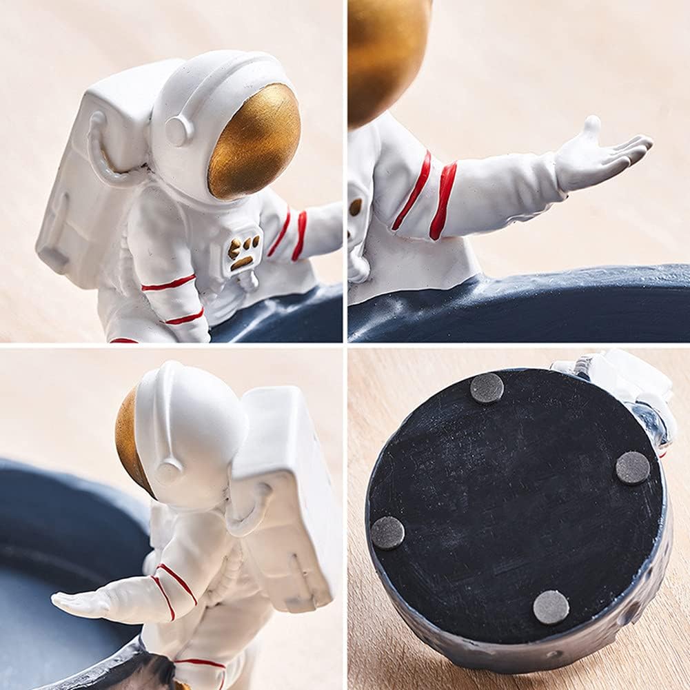 Astronaut ashtray，Cigar Ashtray，Decorative Modern Ashtray for Home Office Indoor Outdoor Patio Use
