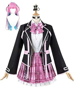vtuber 湊あくあ コスプレ衣装セット ウィッグ付き Amazon.co.jp: [楽コス] 湊あくあ コスプレ 衣装 みなとあくあ