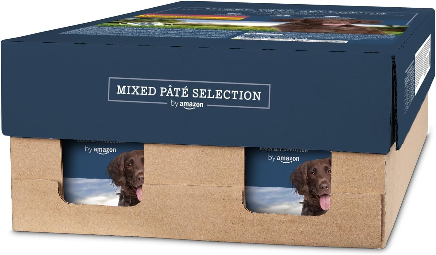 by Amazon Wet Dog Food, Paté Mixed, 300g, Pack of 20