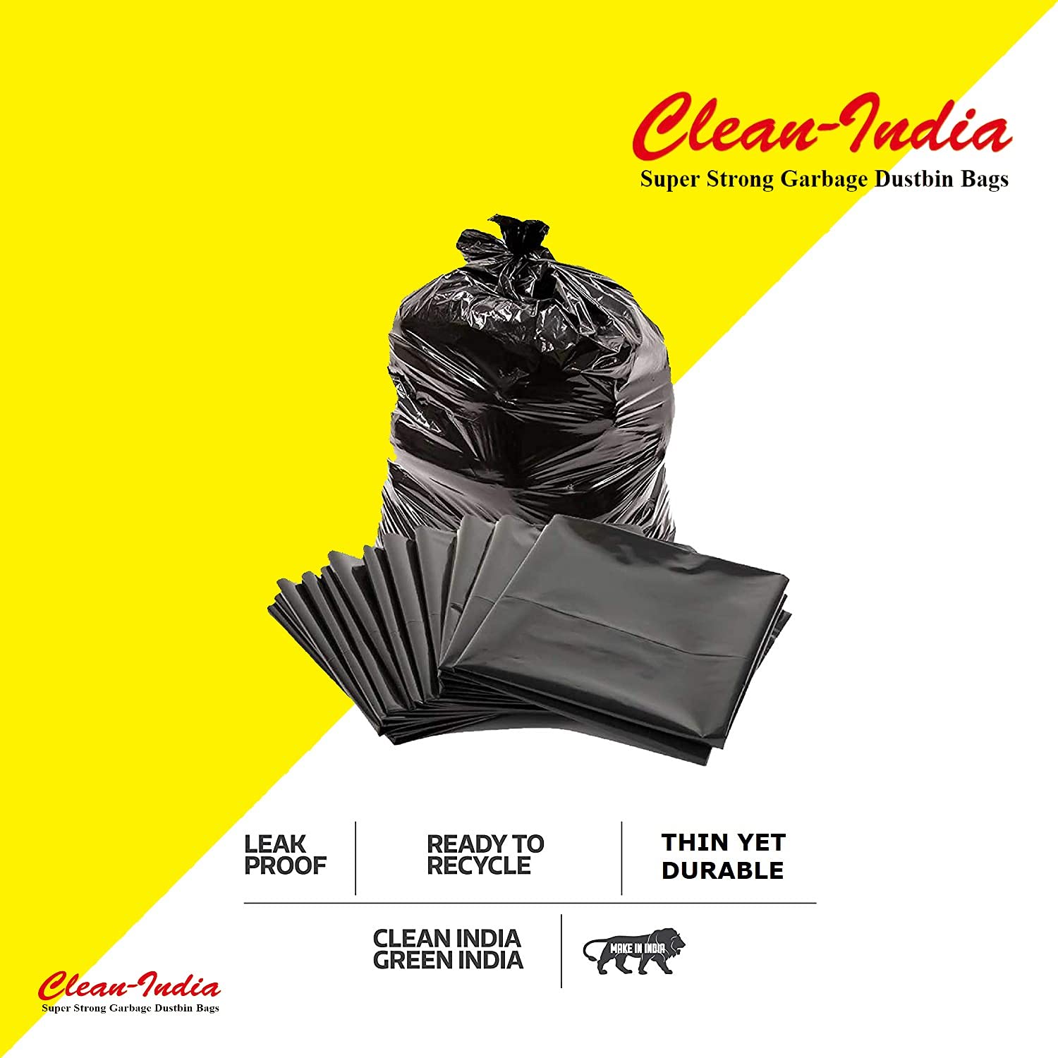 Clean India Garbage Bags - Medium Size -2