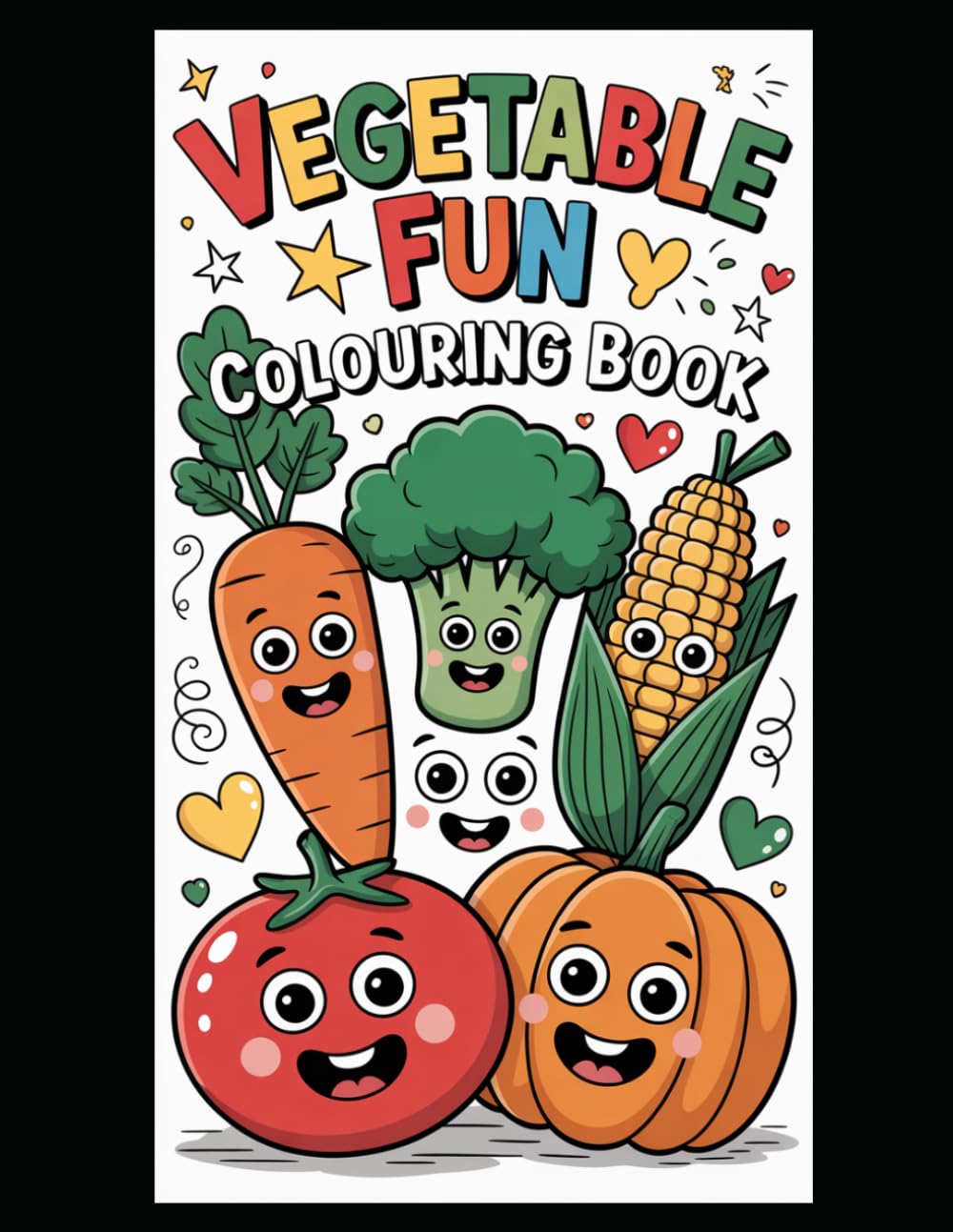 VEGETABLE FUN COLOURING BOOK