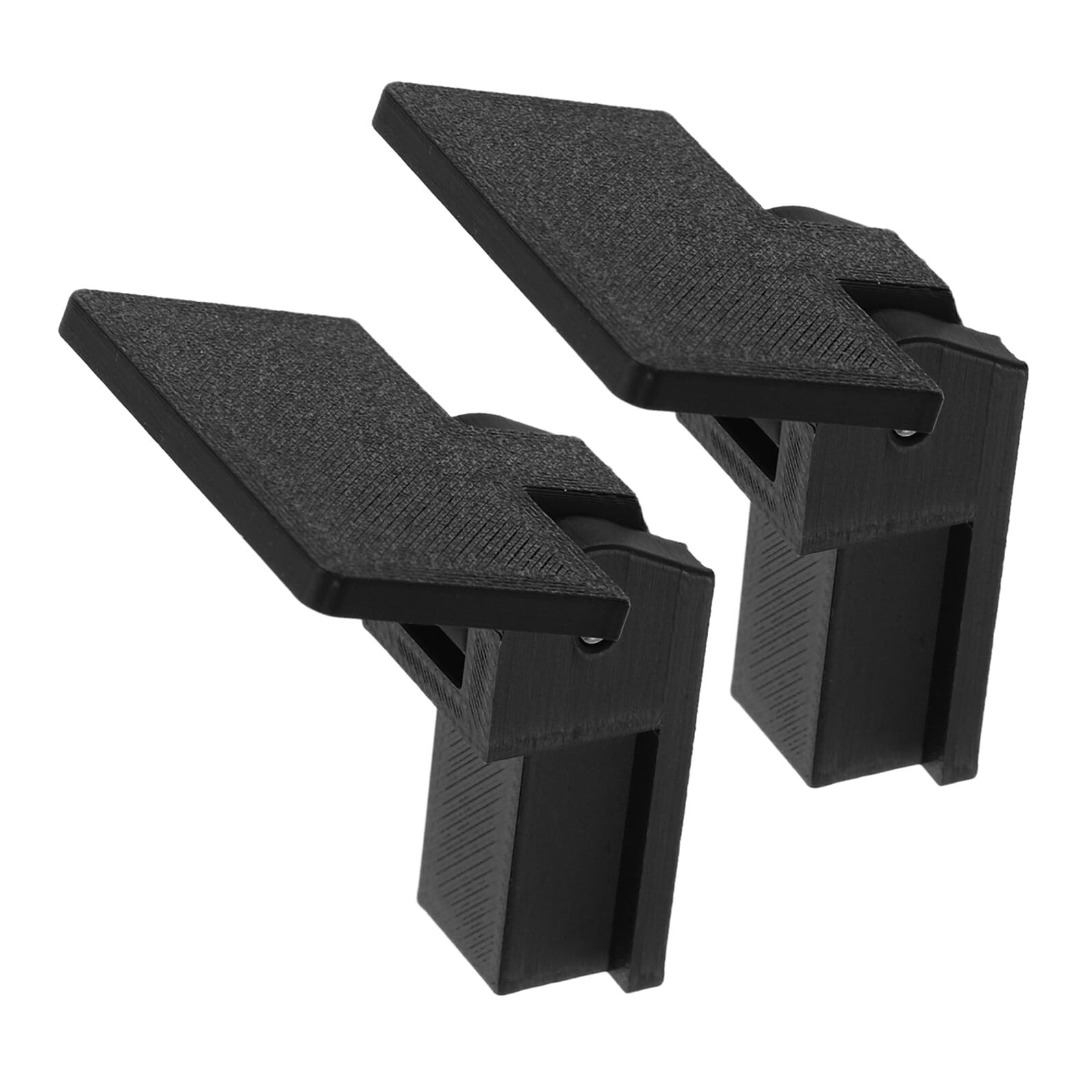 Zerodeko Set 2 Pezzi Cerniere Coperchio Antipolvere Giradischi in Plastica Resistente, Parti di Ricambio Silenziose per Riparazione Vinile, Accessori per Lettori Giradischi