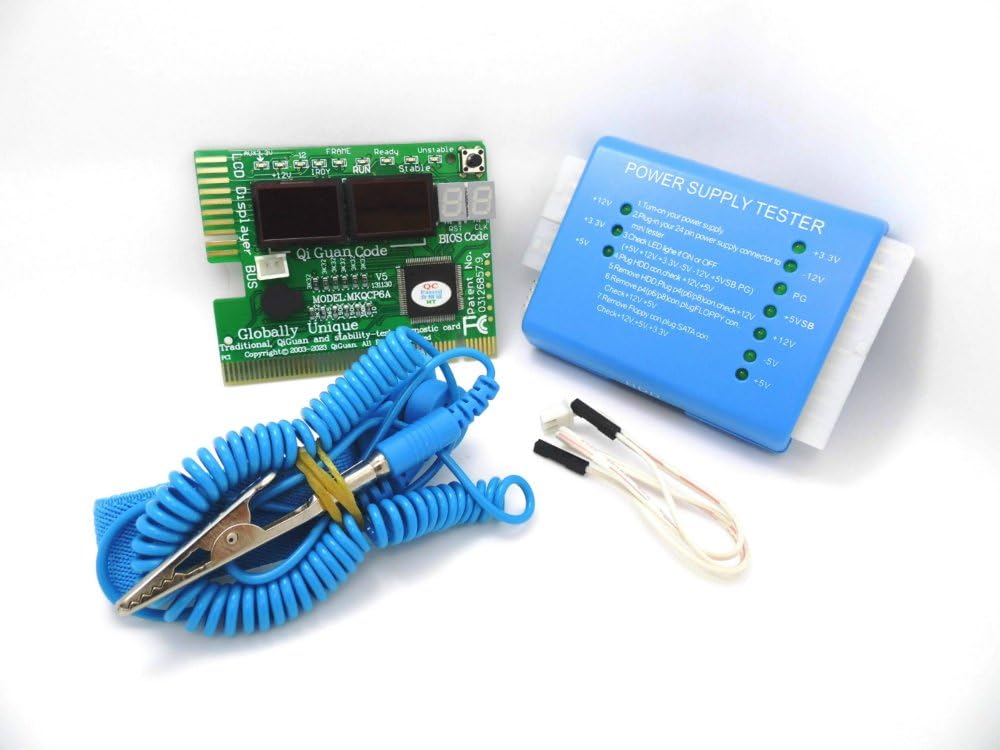 New Complete Desktop Computer Motherboard Power Supply PSU Repair Diagnostic Post Test Toolkit v7.0+