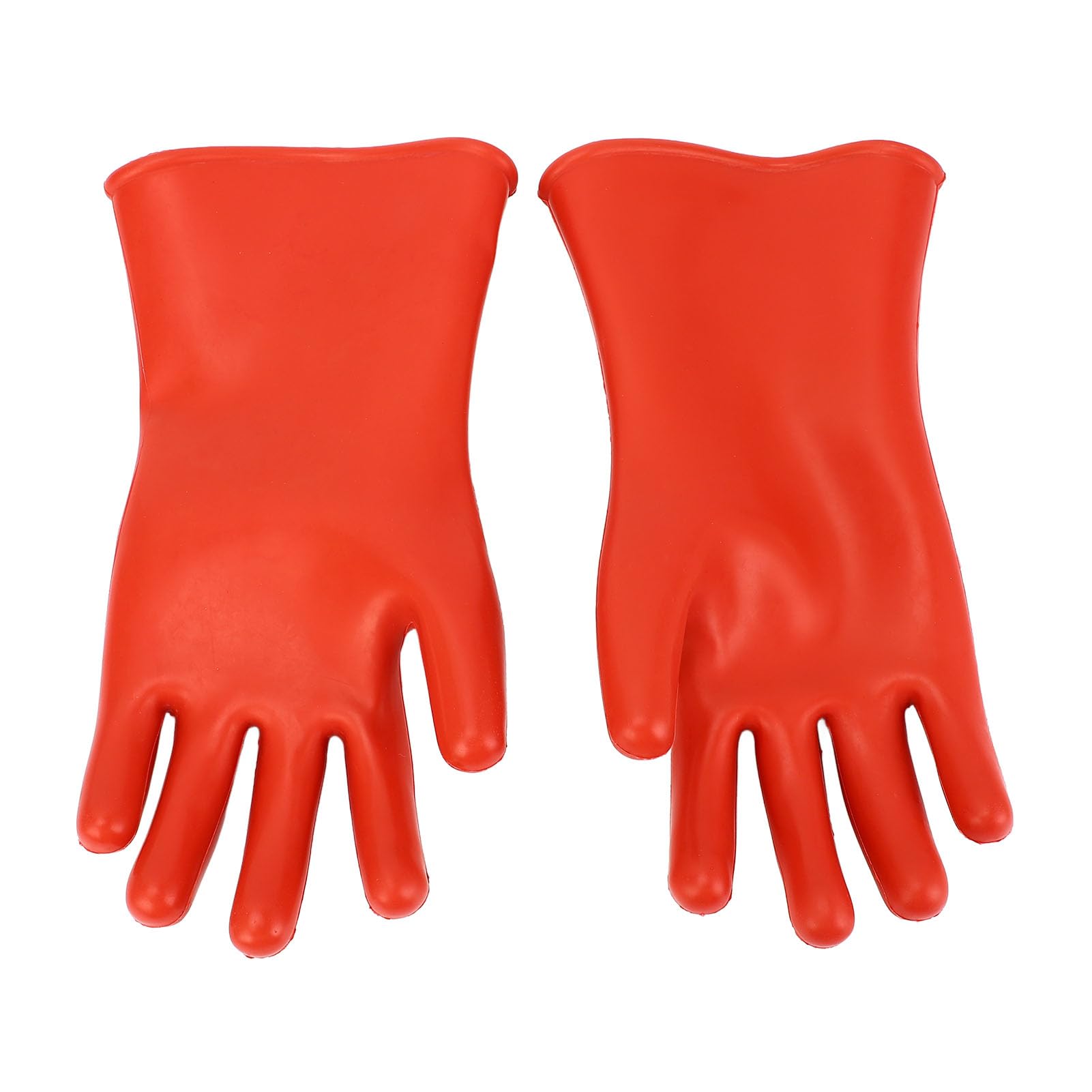 Aramox Elektriker-Isolierhandschuhe 500 V, Hochspannungs-Gummi-Arbeitsschutzhandschuhe mit 2,5-kV-Isolierung, Wasserdichte Schutzhandbekleidung für Linienarbeiter und Elektriker Baumarkt