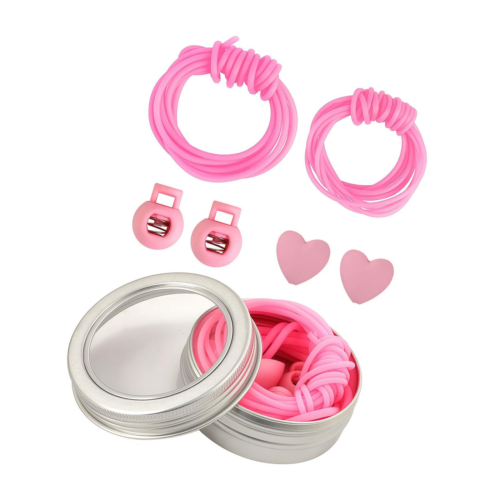 PLCPDM Anti Loose Needle Stoppers Set Includes 2M Silicone Tube and Cord for Sweater Blankets Knitting Weaving Sewing Craft Sewing Accessories