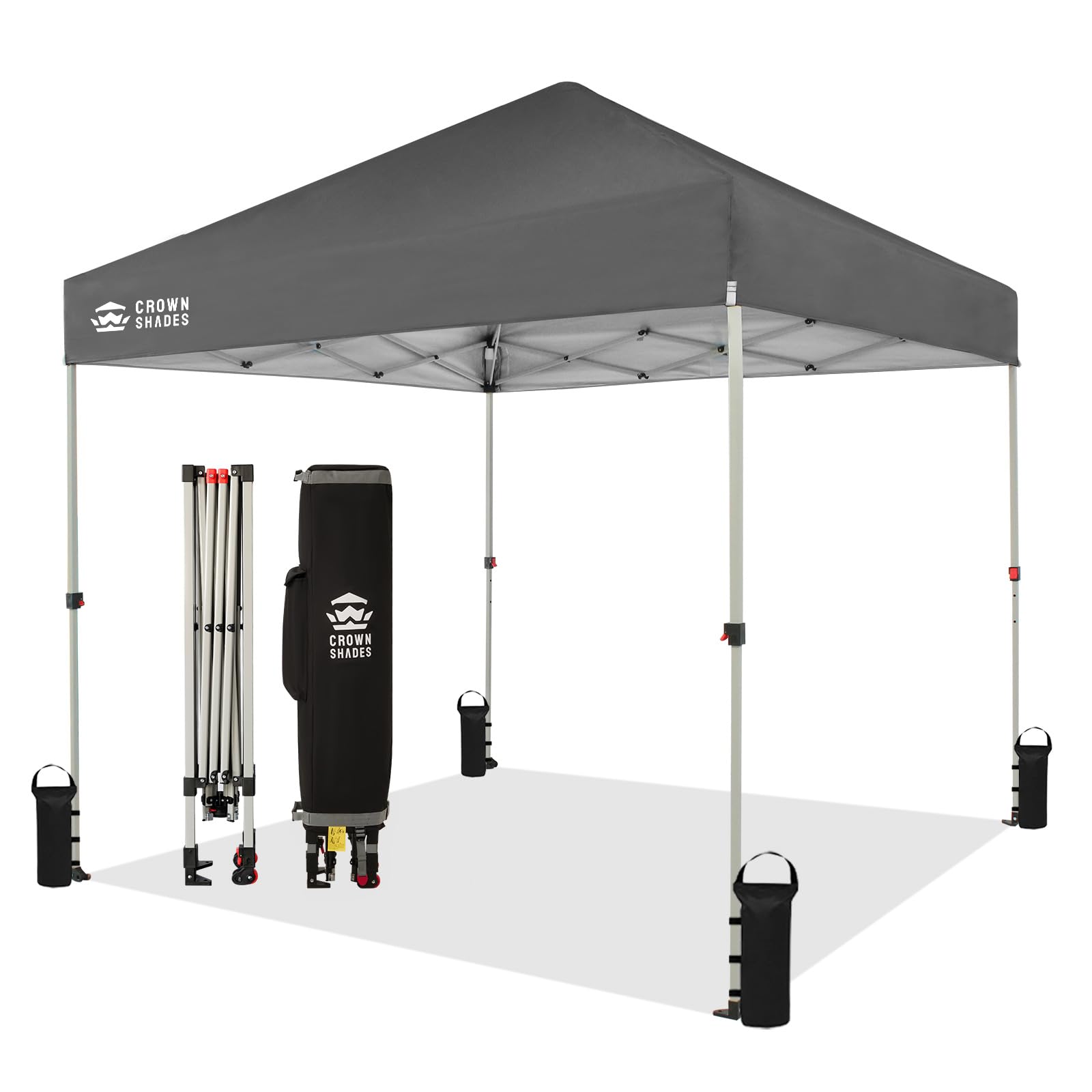 Amazon | CROWN SHADES ワンタッチタープテント 2.5mx2.5m 、センタ