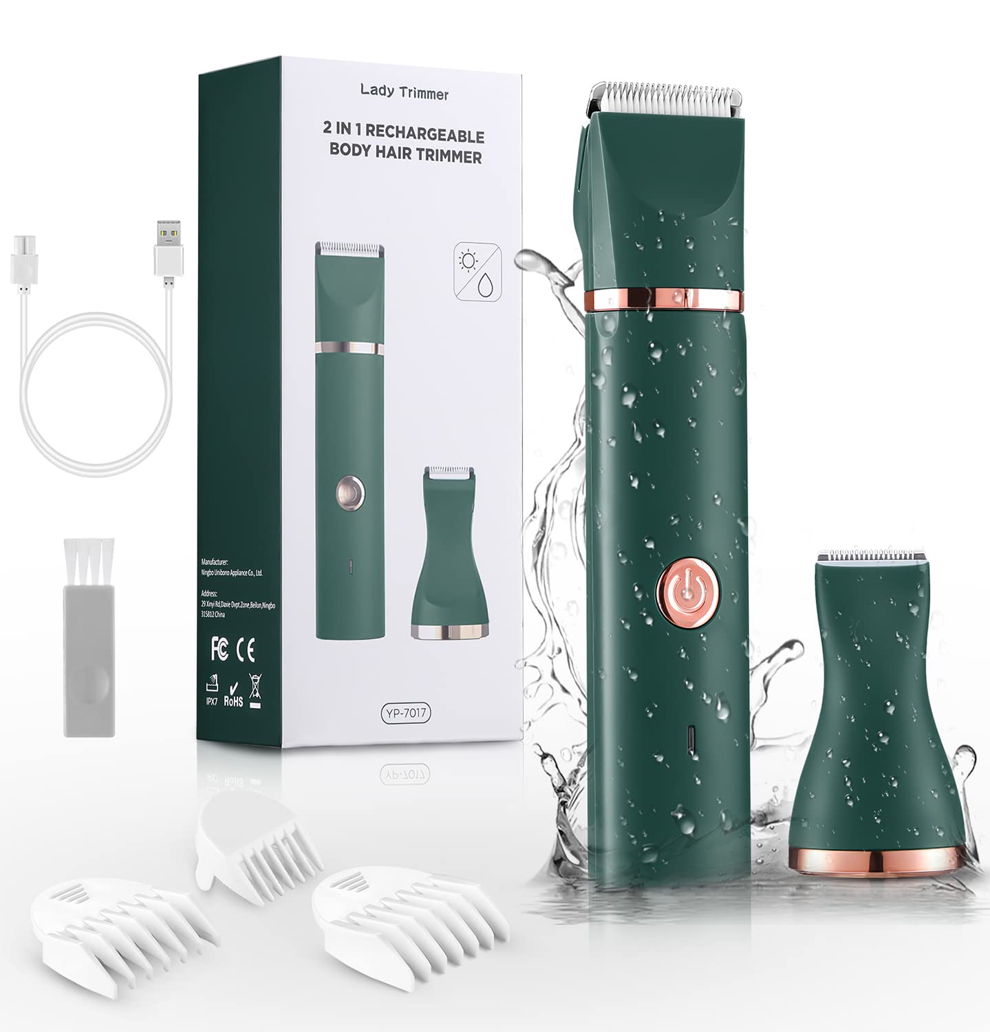 Buy Bikini Trimmer for Women, YBLNTEK 2in1 Electric Razors for Women