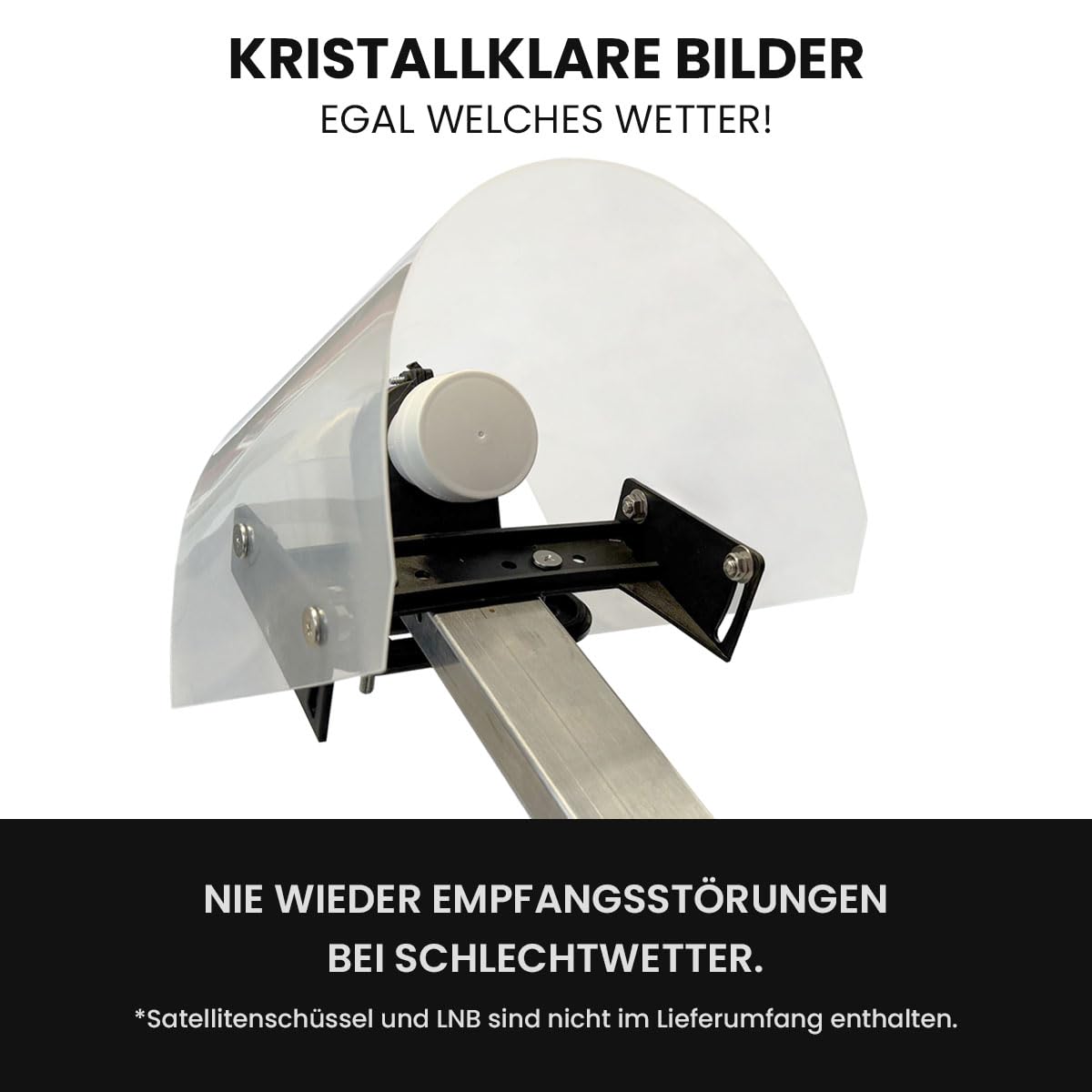 [ Test très bien, note 1.2 *] GSS LNB Capuchon de protection contre les intempéries pour 1 LNB, LMB Housse de protection contre les intempéries Protection contre la grêle, la neige, la pluie, LMB