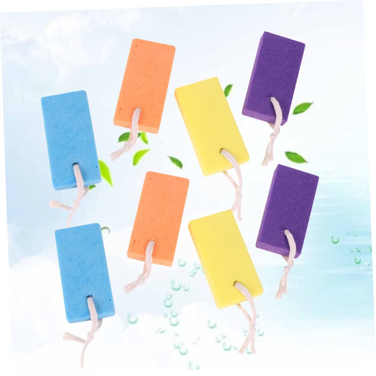 MAGICLULU 3 Set Di Pediluvio Per Piedi Strumento Abrasivo Per Piedi Esfoliante Scrub Per Piedi Per Uomini E Donne Facile Da Tenere 8 Pezzi*3