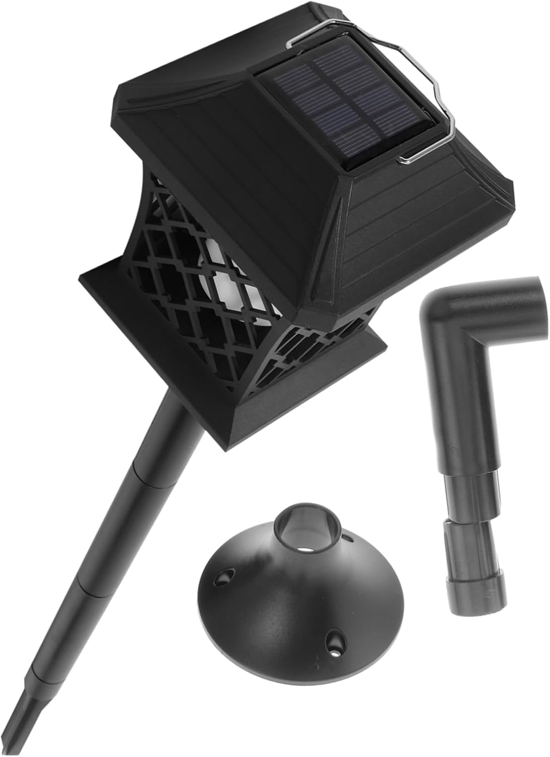 VICASKY 2pcs Solar Ground Lamps Led Outdoor Garden Decor Fairy Lamp Ground Plug Lights for Camping Pathway Patio