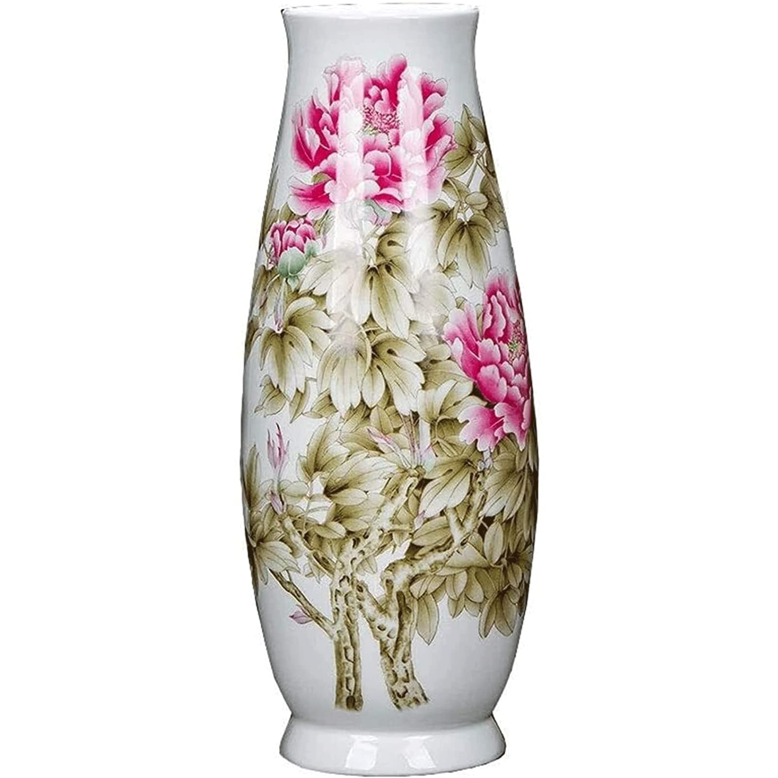 Ngdfgr B Fashion Hand Painted Vase Chinese Ceramic Flower Vases Countertop Flower Arrangement Modern Minimalist Home Tv Cabinet Decoration Decoration (B),
