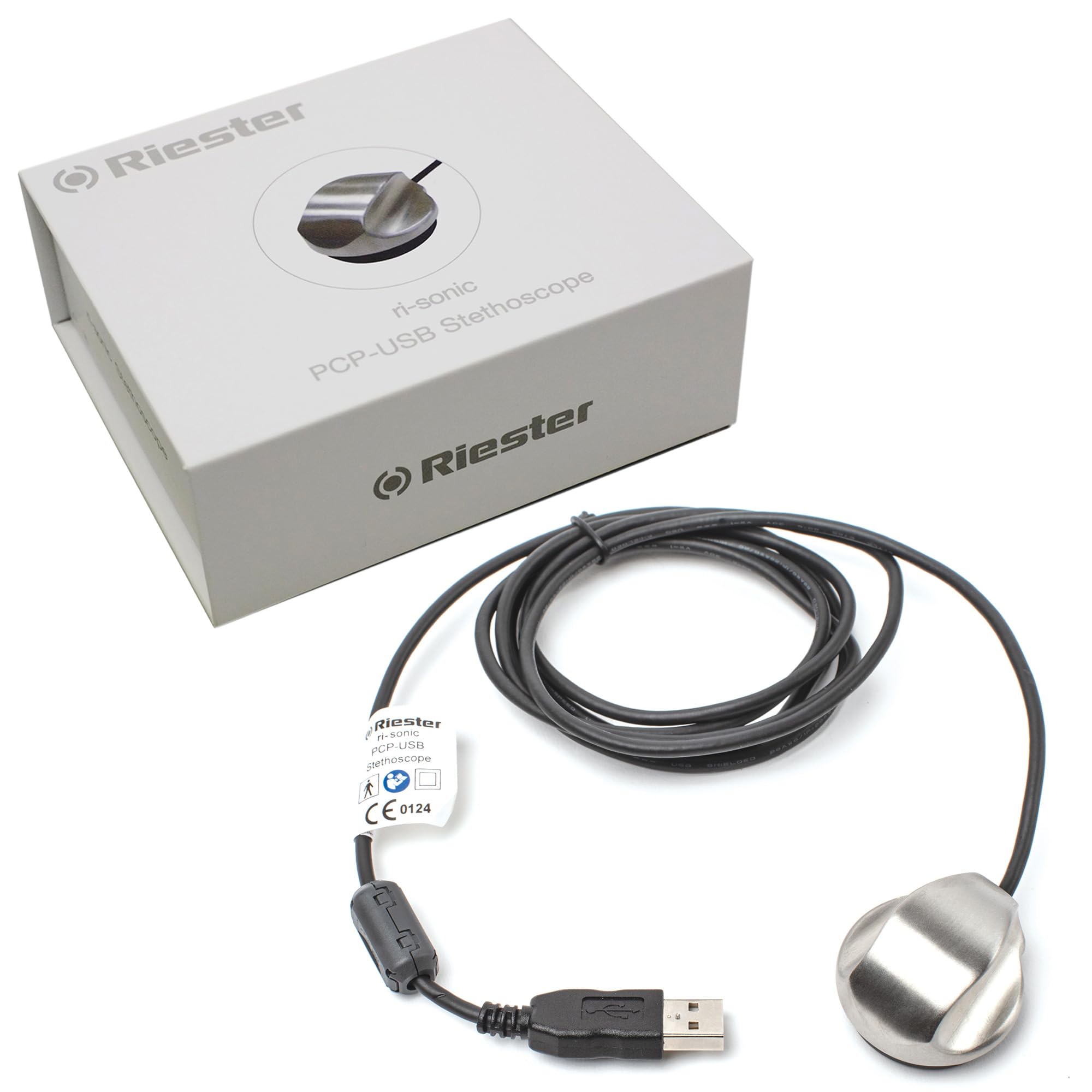 STETOSCOPIO ELETTRONICO RIESTER RI-SONIC - spinotto USB-C - 4307