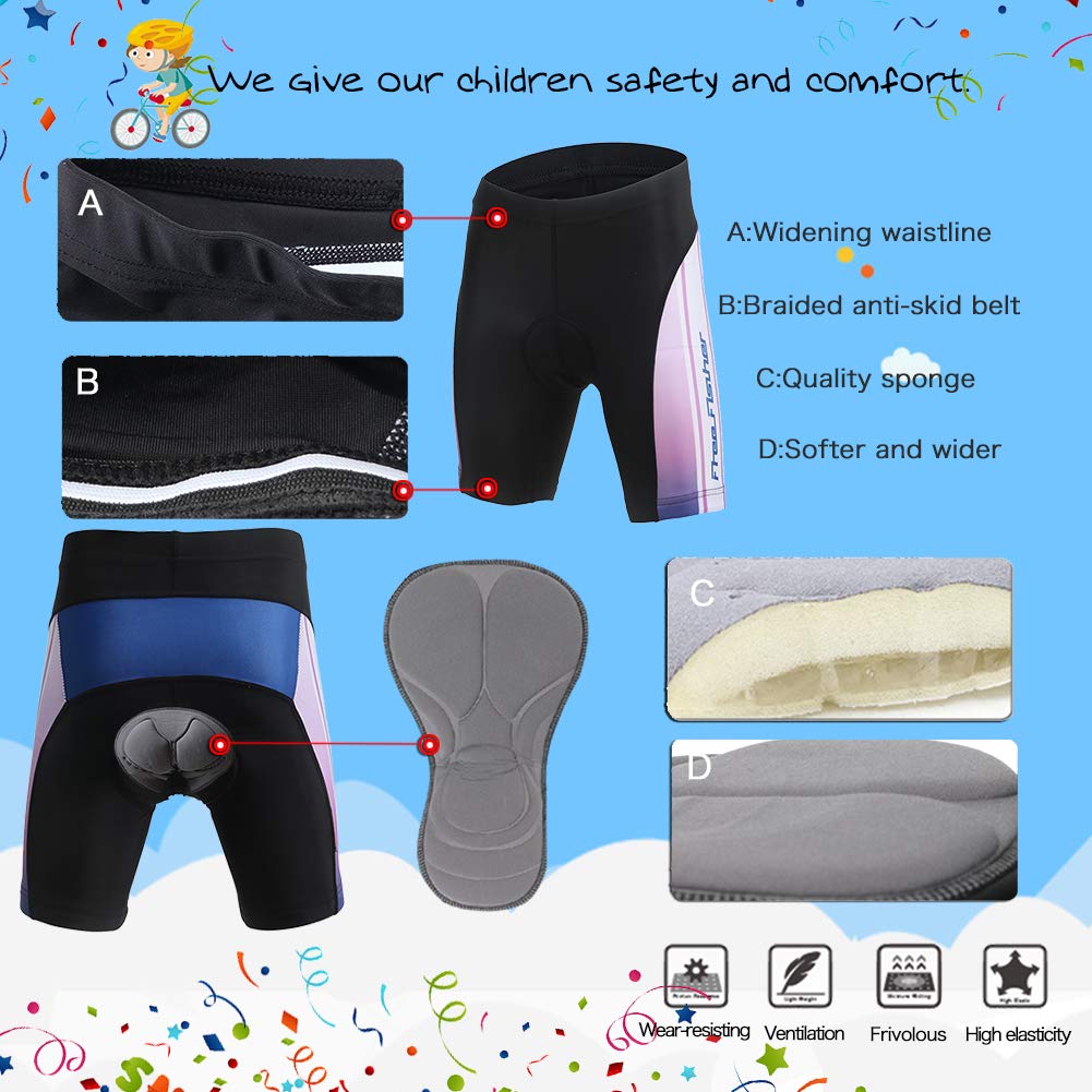 Set di maglia da ciclismo per bambini, a maniche corte, per bici da strada, mountain bike