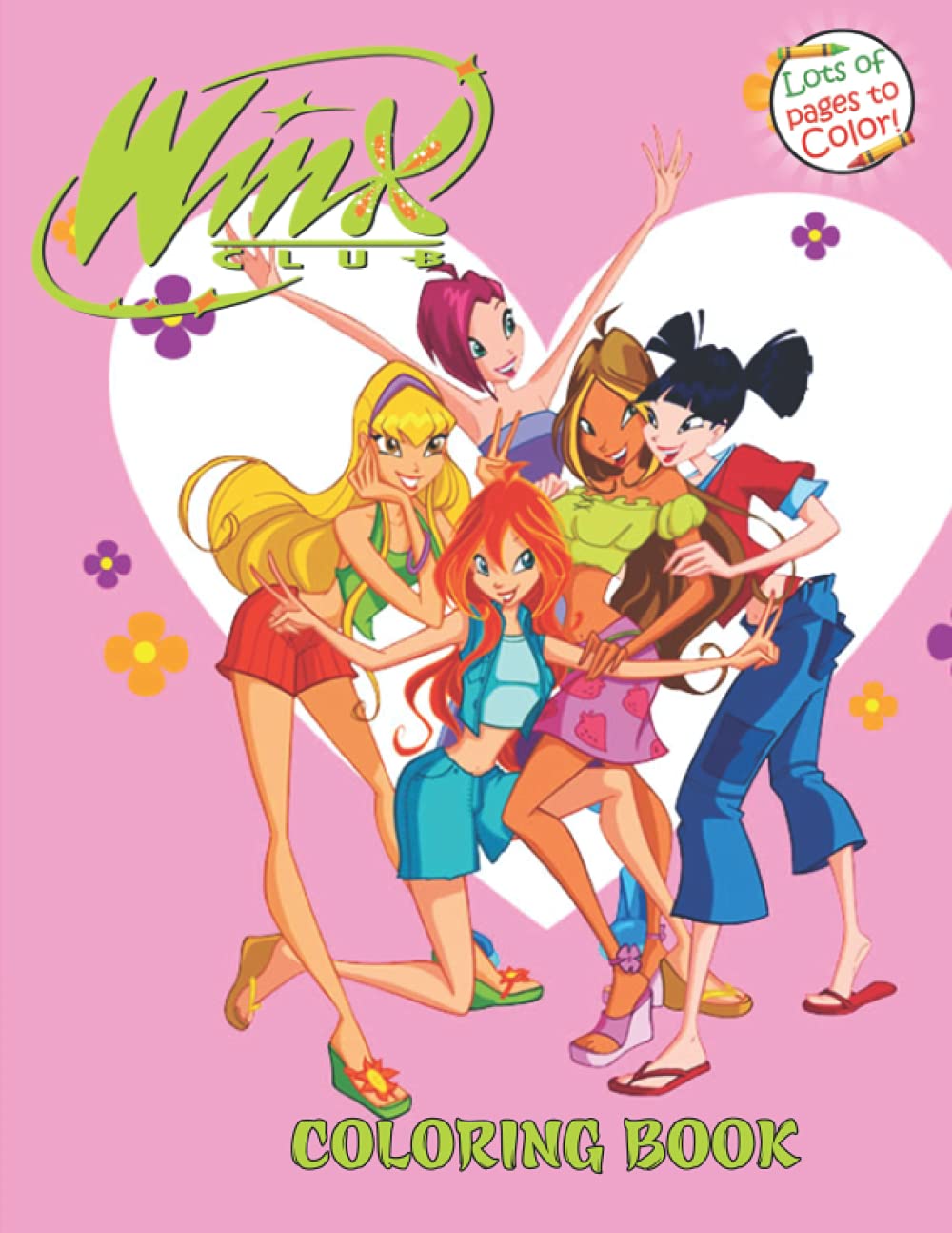Buy Winx Club Coloring Book: Great Coloring Book For All Fans Of Winx ...