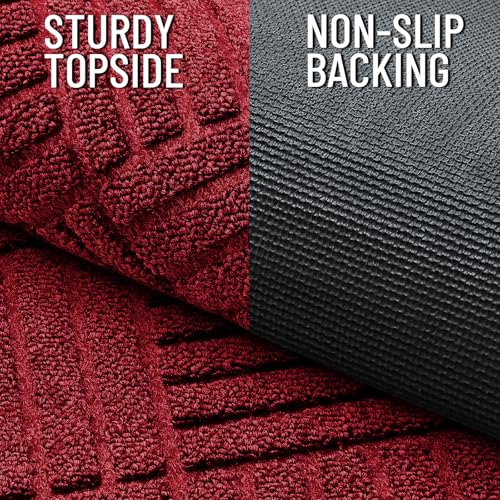Image of OLANLY Front Door Mat Outside Entrance 47x32, Waterproof Heavy-Duty Doormat