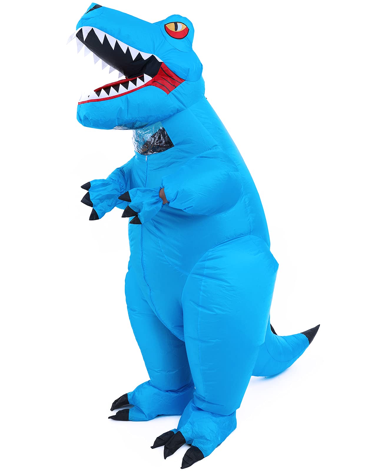 Mahoon Disfraz inflable de dinosaurio para adultos, T-Rex, disfraz de dinosaurio de Halloween, disfraz unisex para fiesta al aire libre, disfraces de cosplay
