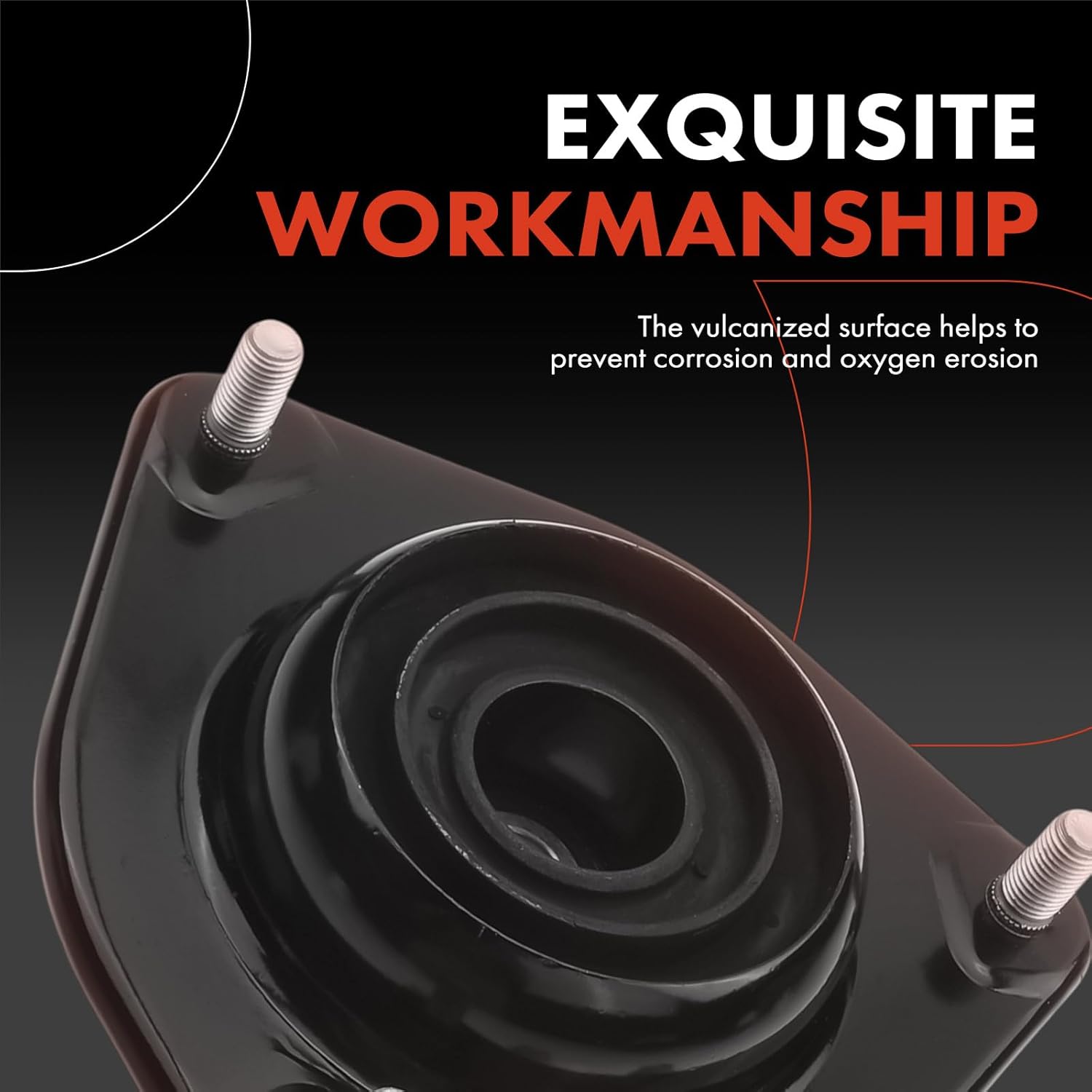 A-Premium Front Suspension Strut Mount Compatible with Hyundai Tiburon 1997-2001 Elantra 1996-2006 Kia Spectra Spectra5