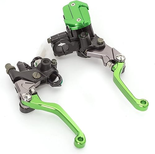 Miniatura 10 de Juego de palancas de cilindro maestro para motocross, juego de freno, pivote de depósito, montaje ajustable, kit universal para motocicleta de 7/8