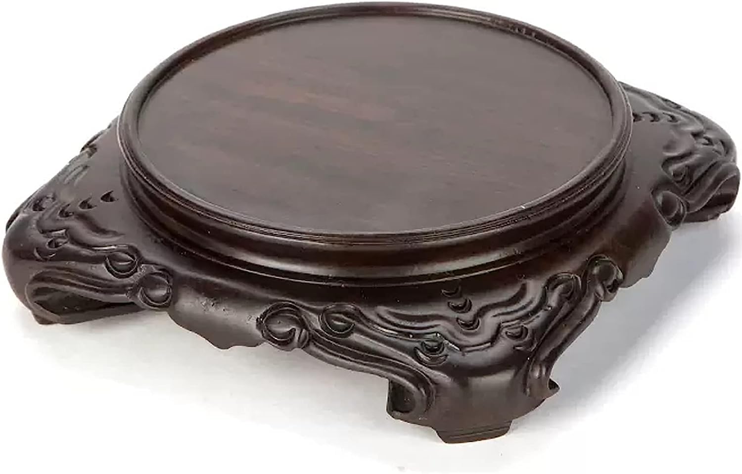 Socle en bois de 18cm idéal pour salon de thé et antiquités