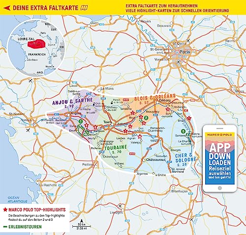 MARCO POLO Reiseführer Loire-Tal: Reisen mit Insider-Tipps. Inklusive kostenloser Touren-App