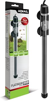 Aquael Platinium Aquarium سخان لأحواض المياه العذبة والمياه المالحة - 250 واط ، 48-66 جالون