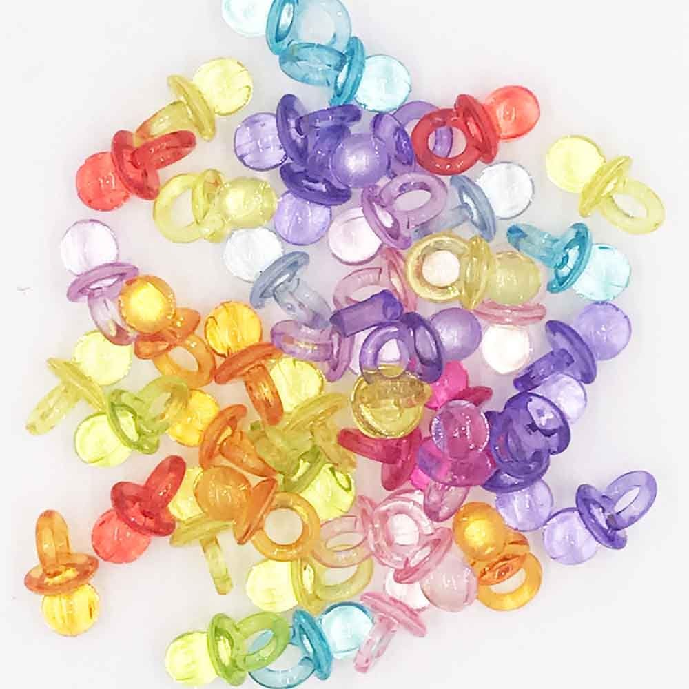 Amazon.com: Snailmon 100pcs Mini Baby shower Pacifiers Party Favors ...