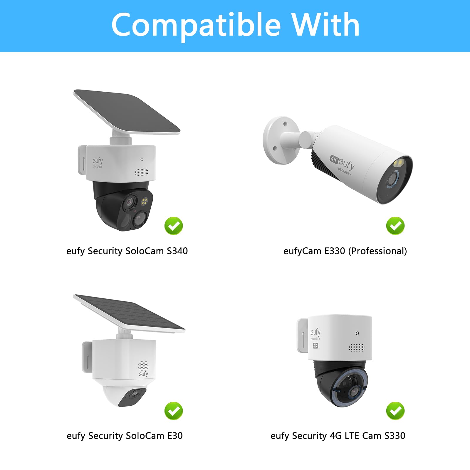 Support D'angle Camera Exterieur HOLACA Support Mural D'angle 90° Compatible Avec Eufy Security SoloCam S340/E30/E42, Support Mural D'angle à 90 Compatible Solocam S340 E30 Support D'angle Camera Exterieur HOLACA Support Mural D'angle 90° Compatible Avec Eufy Security SoloCam S340/E30/E42, Support Mural D'angle à 90 Compatible Solocam S340 E30