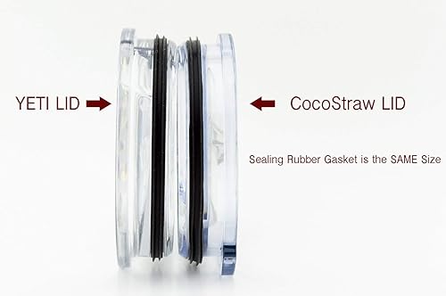 Miniatura 6 de Tapa de popote de 30 onzas + popote de acero inoxidable de repuesto para vaso Yeti RTIC Polar Drifter Big Boss Sic Tumbler Rambler con cepillo de