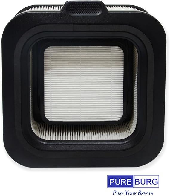 PUREBURG Replacement Filter Kit Compatible with Mila Air Purifier, H13 HEPA (with 2 filter Sock) Activated Carbon For Air Clean Dust VOCs Odor