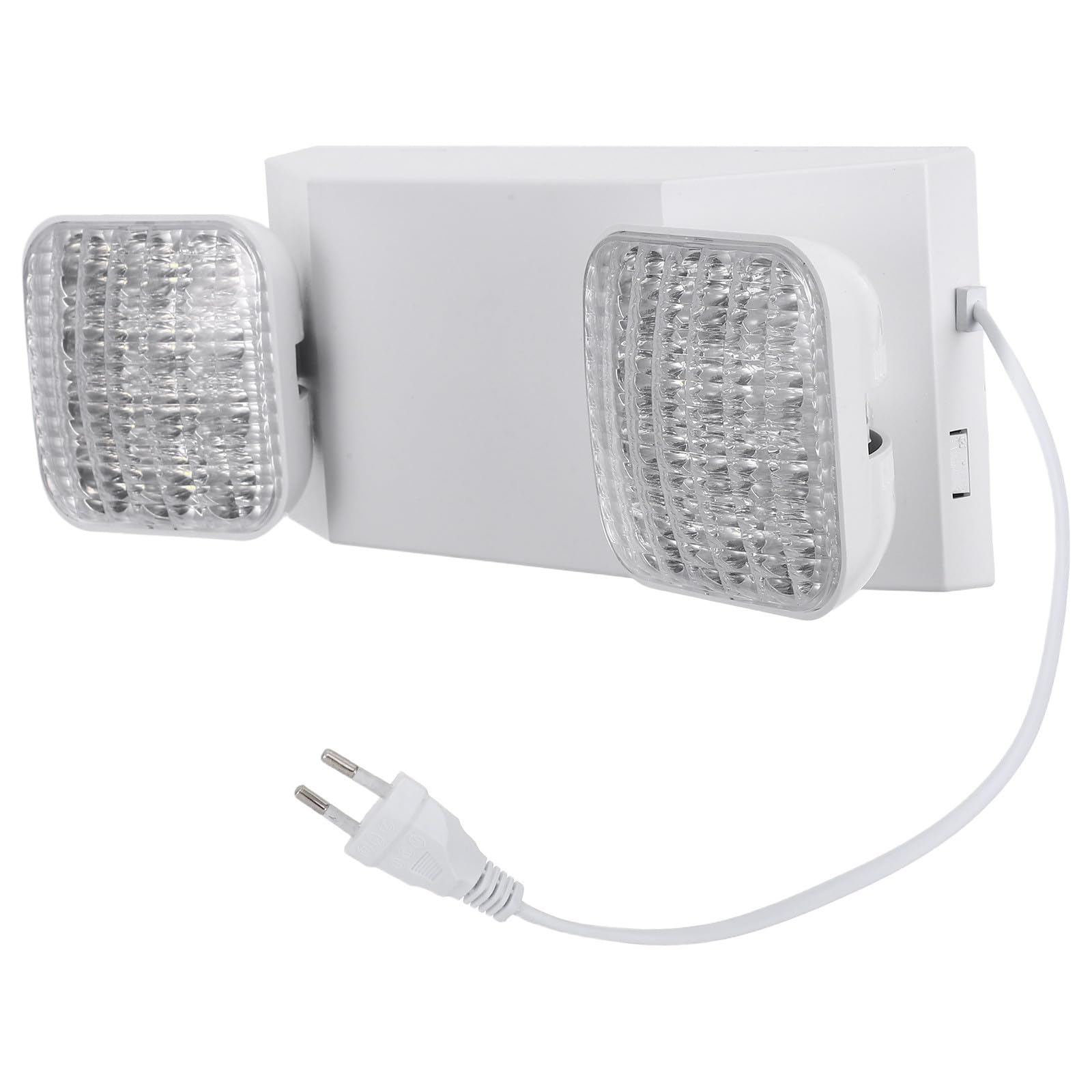Lámpara de Emergencia Doble LED Ajustable de Pared para Pasillos